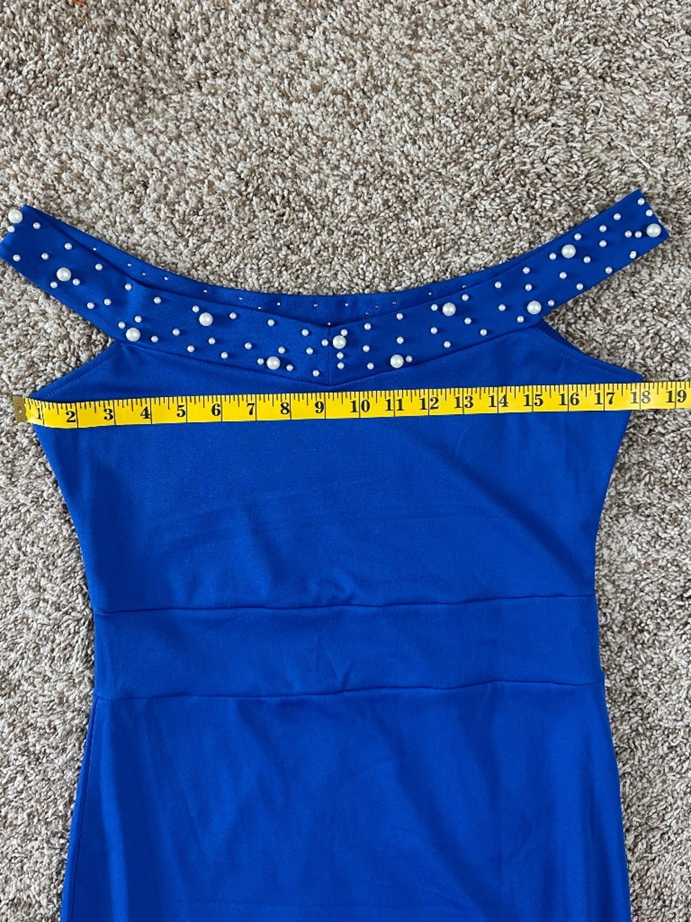 ChicMe Royal Blue Midi Bodycon Dress, Size L - Picture 12 of 12